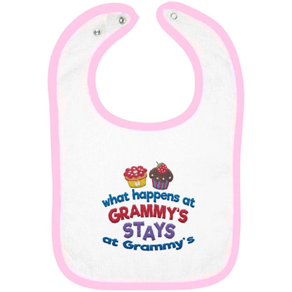 What Happens At Grammys - Embroidered Infant Bib
