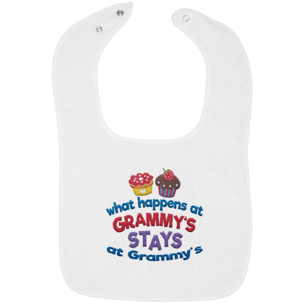 What Happens At Grammys - Embroidered Infant Bib