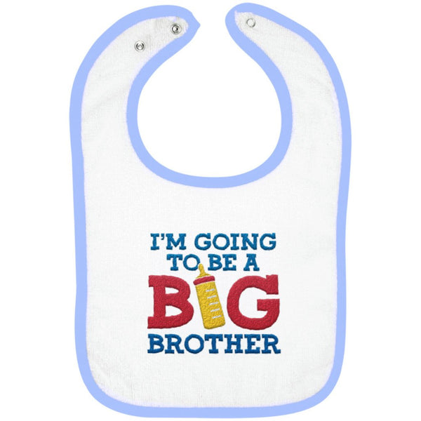 I'm Going to Be a Big Brother - Embroidered Infant Bib
