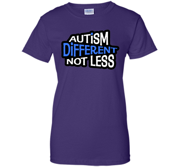 Autism Different Not Less - Autism Awareness T-Shirts T-Shirt