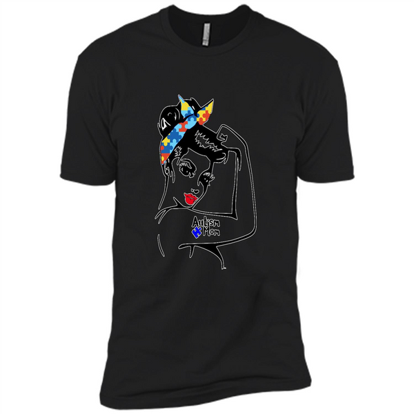 Autism mom shirt, we can do it shirt autism mom, american girl autism shirt - Premium Short Sleeve T-Shirt