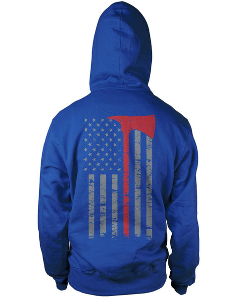 Firefighter Thin Red Line (Back Print)