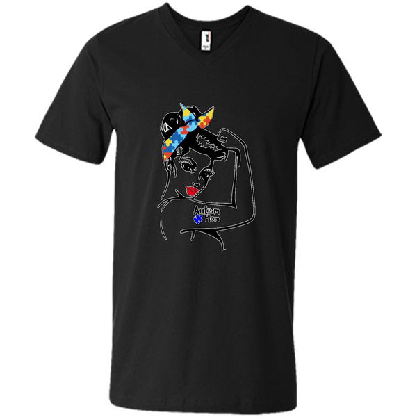 Autism mom shirt, we can do it shirt autism mom, american girl autism shirt - Men's V-Neck