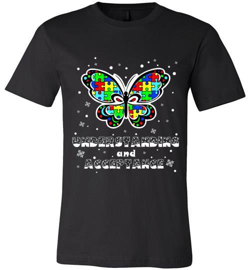 Autism Awareness Ugly Christmas Sweaters Autism Understanding And Acceptance Canvas USA