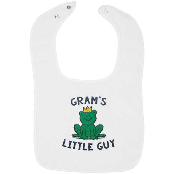 Gram's Little Guy - Embroidered Infant Bib