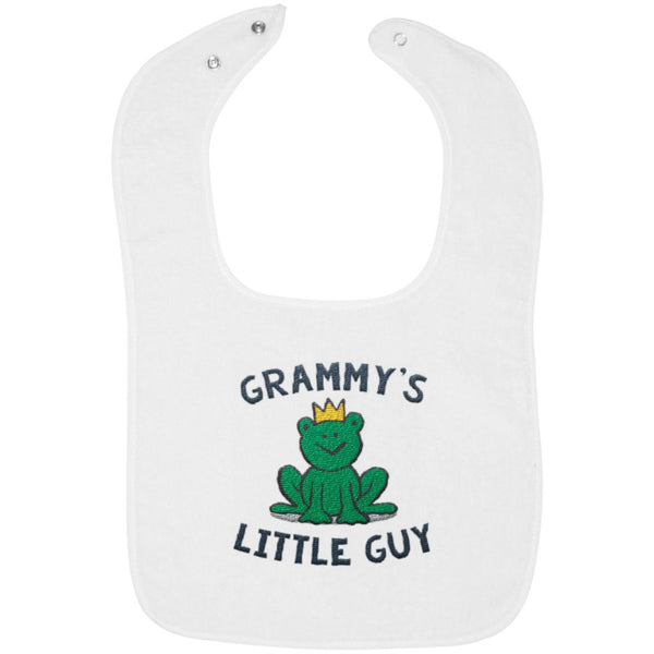 Grammy's Little Guy - Embroidered Infant Bib