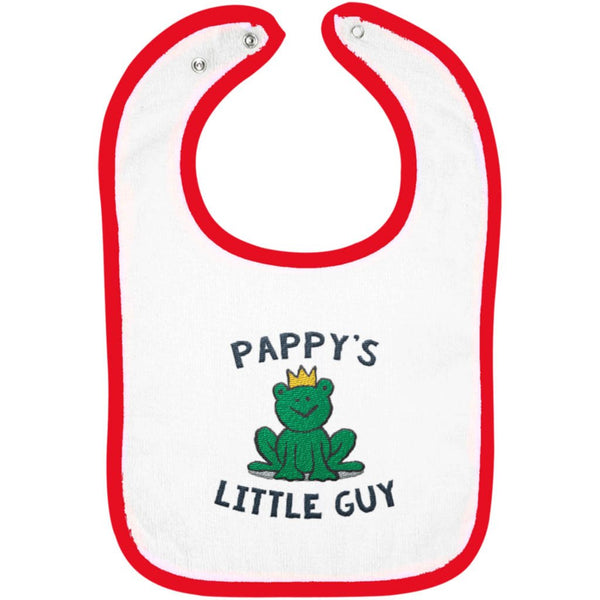 Pappy's Little Guy - Embroidered Infant Bib