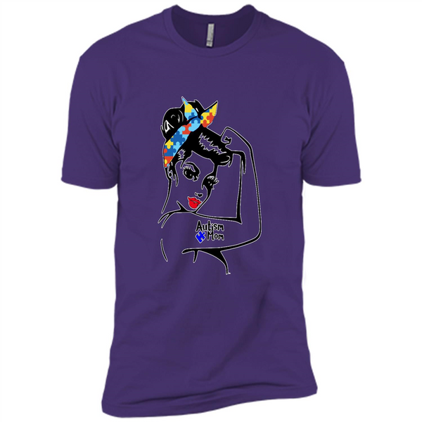 Autism mom shirt, we can do it shirt autism mom, american girl autism shirt - Premium Short Sleeve T-Shirt