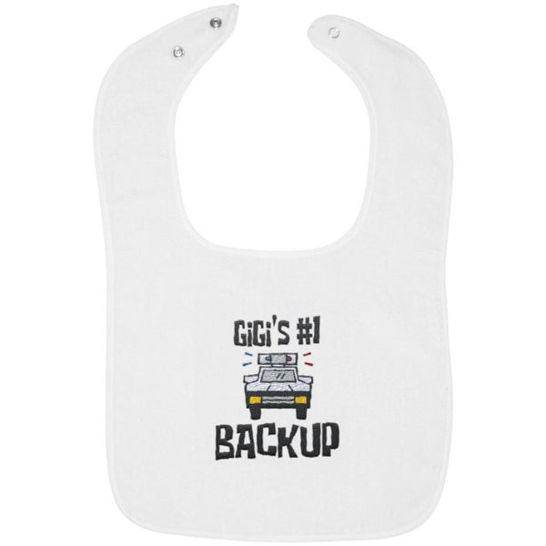 Gigi's #1 Backup - Embroidered Infant Bib