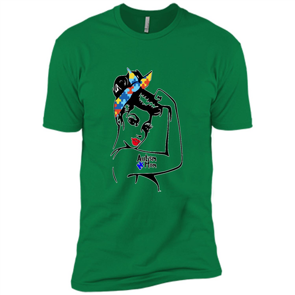 Autism mom shirt, we can do it shirt autism mom, american girl autism shirt - Premium Short Sleeve T-Shirt