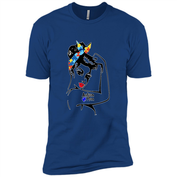 Autism mom shirt, we can do it shirt autism mom, american girl autism shirt - Premium Short Sleeve T-Shirt