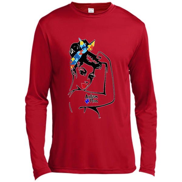 Autism mom shirt, we can do it shirt autism mom, american girl autism shirt - Spor-Tek LS Moisture Absorbing T-Shirt